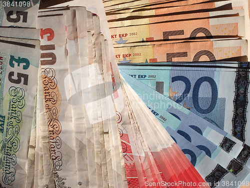 Image of Euro and Pounds notes