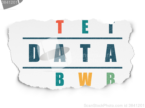 Image of Data concept: Data in Crossword Puzzle