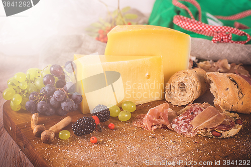 Image of Food set on the table