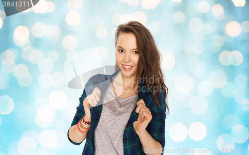 Image of happy smiling pretty teenage girl