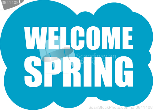 Image of Welcome Spring Holiday Card. Welcome Spring Vector. Welcome Spring background. Spring Holiday Graphic. Welcome Spring Art. Spring Holiday Drawing