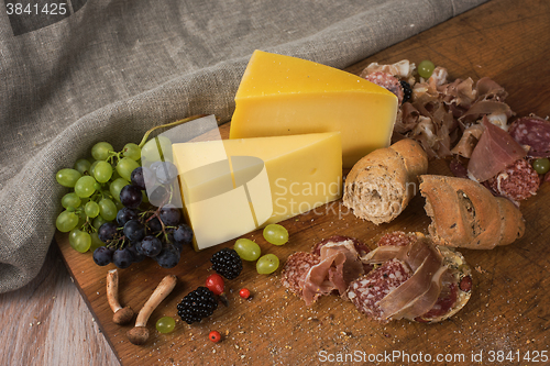 Image of Food set on the table