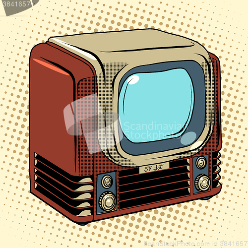 Image of Retro TV home appliances