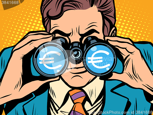 Image of Monitoring the currency Euro exchange rate