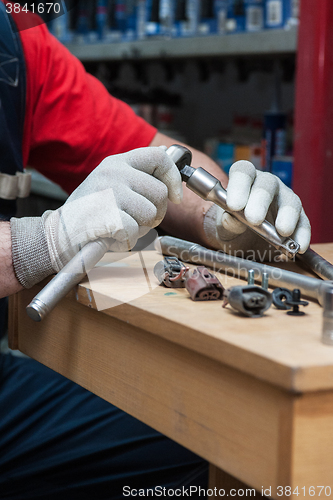 Image of Professional mechanic working