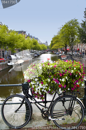 Image of AMSTERDAM; THE NETHERLANDS - AUGUST 18; 2015: View on Leidseplei