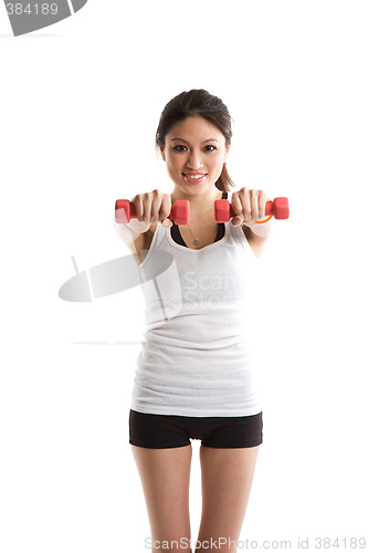Image of Exercise asian woman