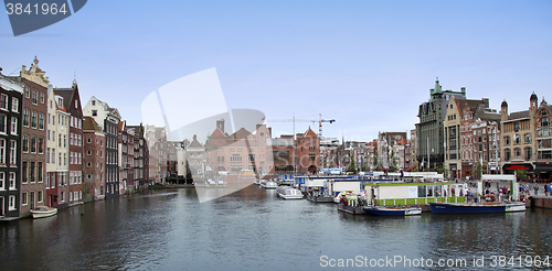 Image of AMSTERDAM; THE NETHERLANDS - AUGUST 16; 2015: Beautiful views of