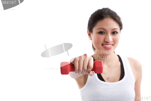 Image of Sporty asian woman