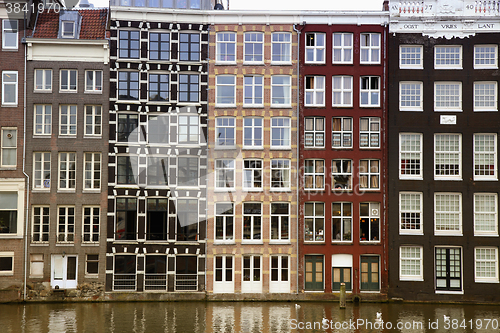 Image of AMSTERDAM; THE NETHERLANDS - AUGUST 16; 2015: Beautiful views of