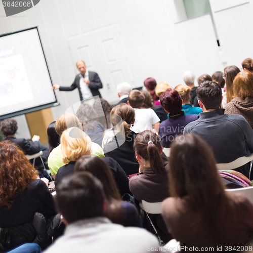 Image of Audience in the lecture hall.