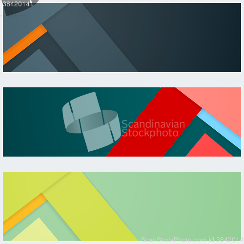 Image of Abstract background in modern material design style