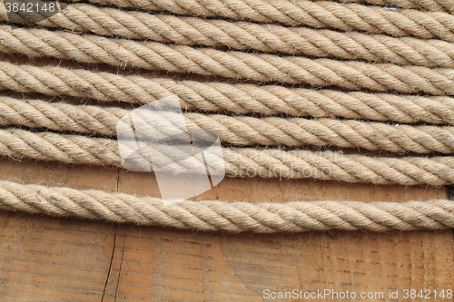 Image of old rope texture