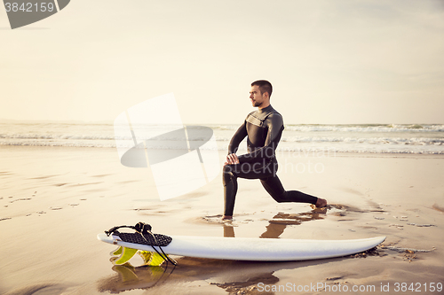 Image of Warming up for the waves