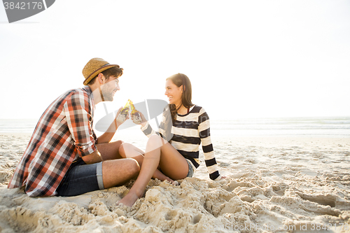 Image of Couple having great time together