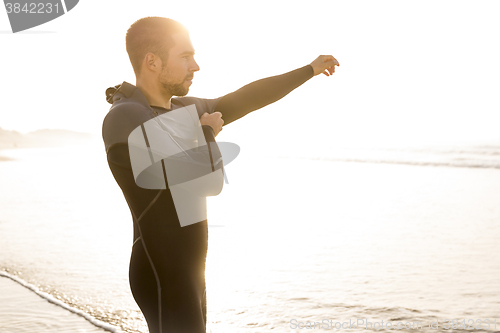 Image of Getting ready for surf