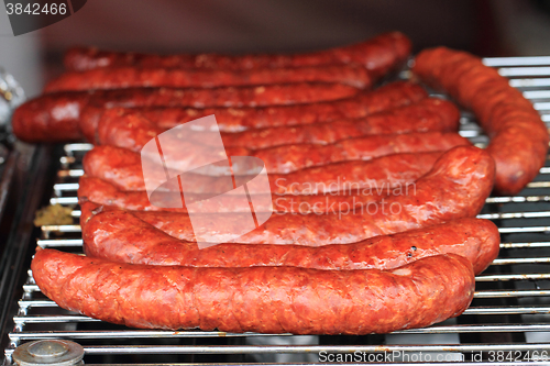 Image of fresh grilled sausages