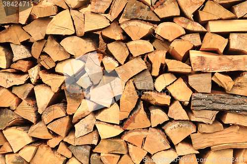 Image of nice firewood texture 