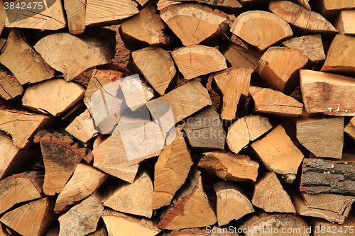 Image of nice firewood texture 
