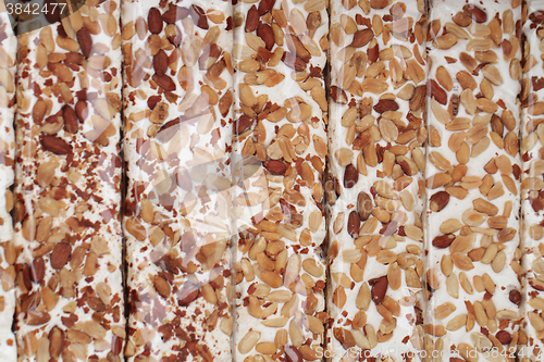 Image of sweet desert with nuts