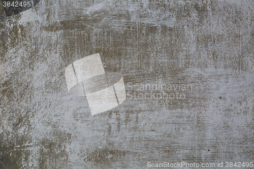 Image of Old gray cracked paint on metal background