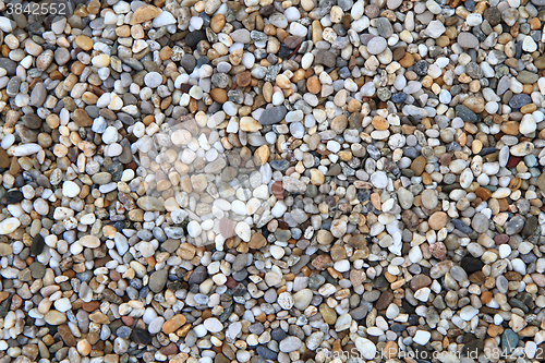 Image of small color stones texture