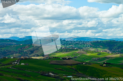 Image of lovely green lush countryside 