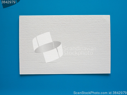 Image of Blank paper tag label