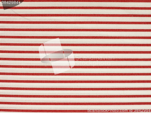 Image of Red striped fabric texture background