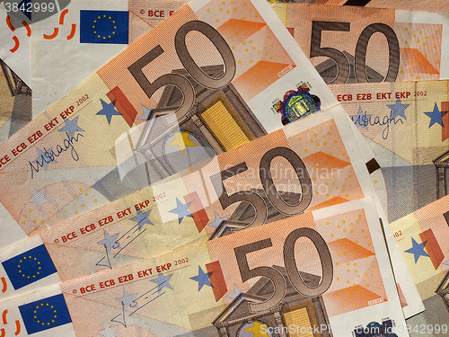 Image of Fifty Euro notes