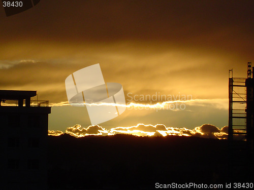 Image of Sunset in Ljubljana