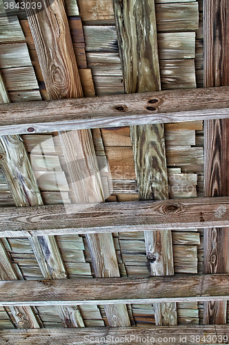 Image of old wood shingled roof