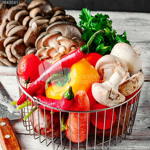 Image of Fresh tasty vegetables