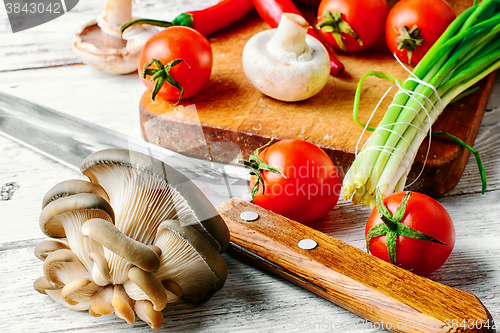 Image of Fresh tasty vegetables