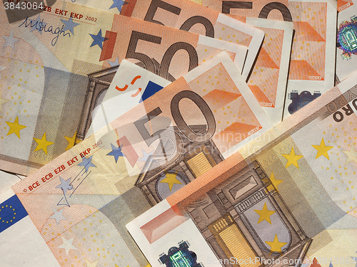 Image of Fifty Euro notes