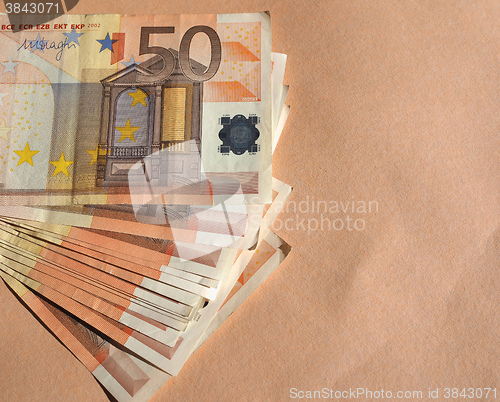 Image of Fifty Euro notes