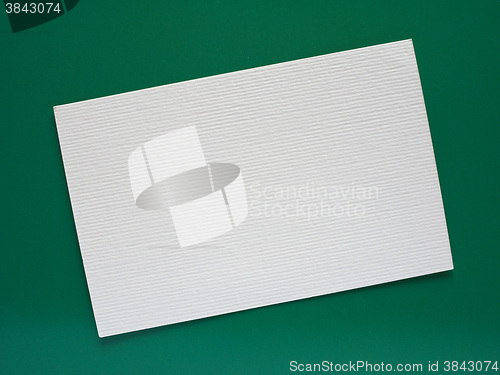 Image of Blank paper tag label