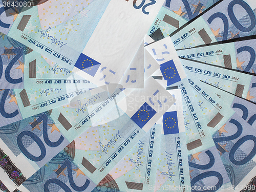 Image of Twenty Euro notes