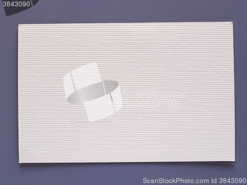 Image of Blank paper tag label