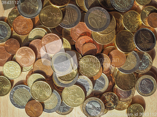 Image of Many Euro coins