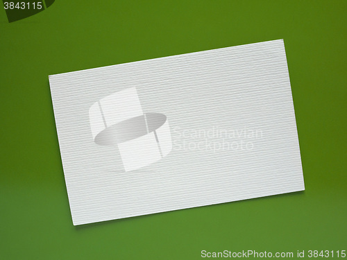 Image of Blank paper tag label