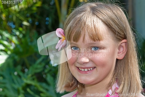 Image of tropical girl