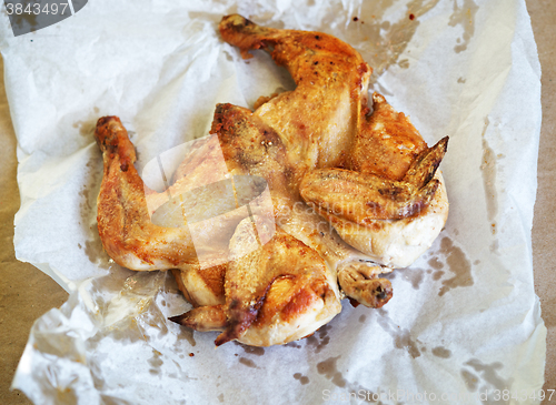 Image of chicken tobacco with sauces
