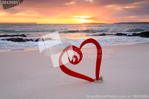 Image of Love travel, love vacation, love Jervis Bay