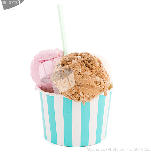 Image of Ice cream scoop in paper cup