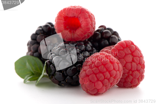 Image of Raspberry with blackberry 