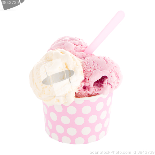 Image of Ice cream scoop in paper cup