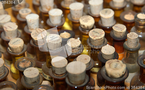 Image of old medicine bottles