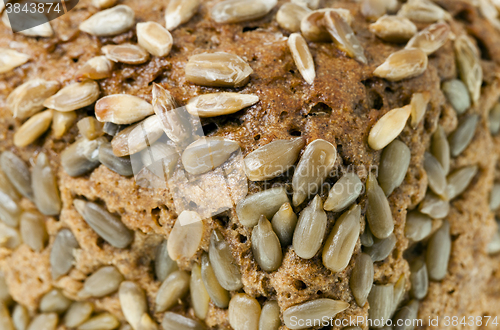 Image of bread with seeds  