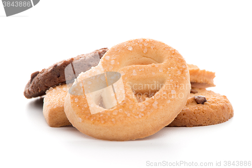 Image of Butter cookies on white